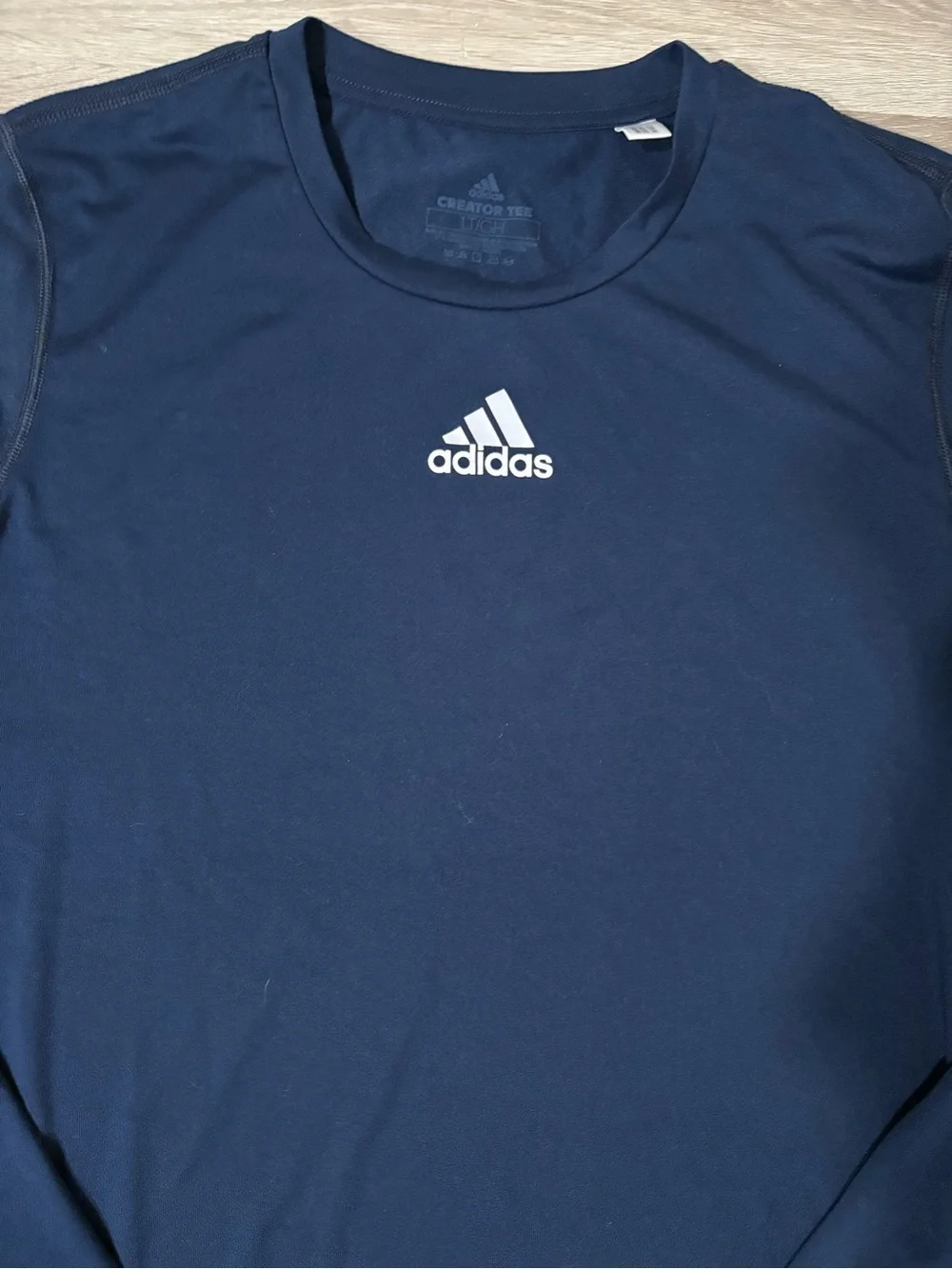 Adidas Men’s Navy Long Sleeve Performance Shirt
